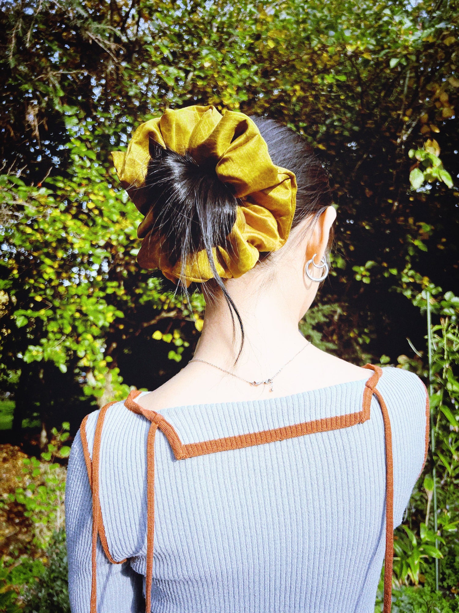 X-Large Mulberry Silk Scrunchies