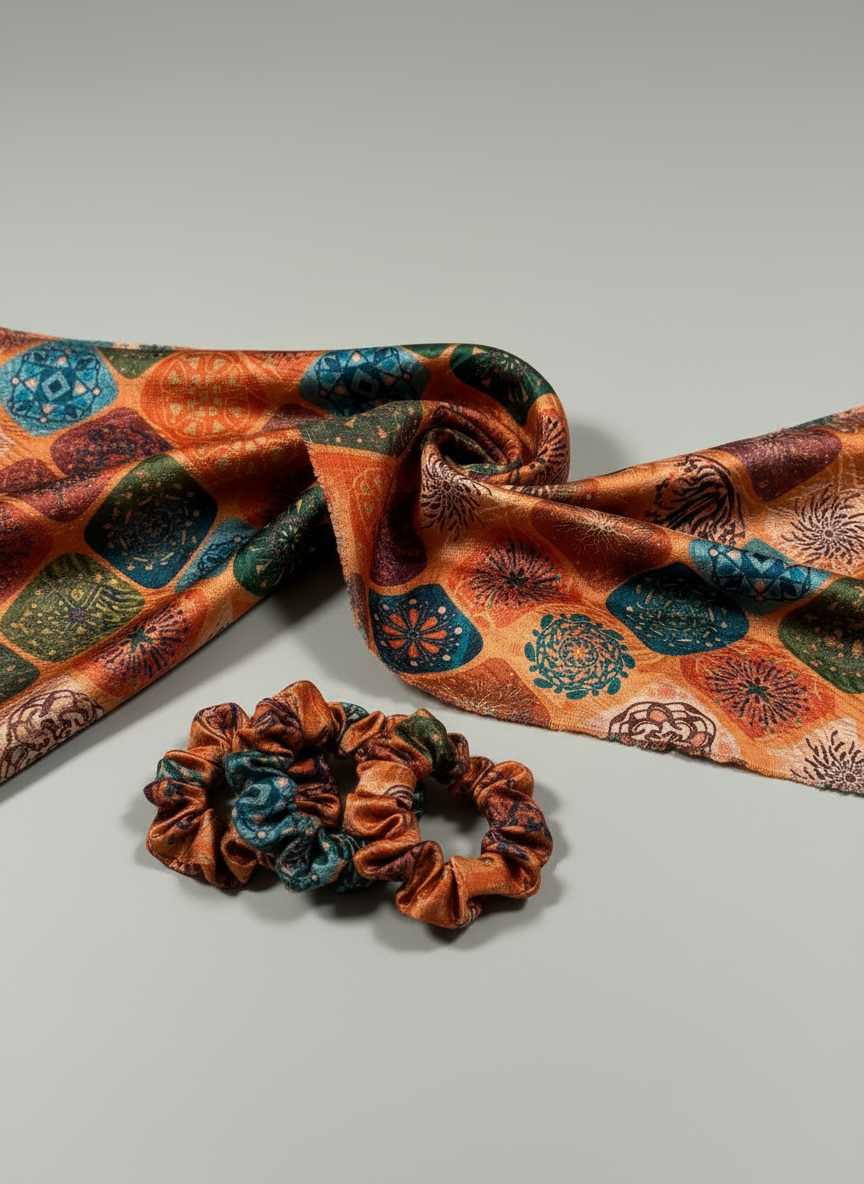 XL Hongluo Large Scrunchies