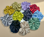 Large Dalia Mulberry Silk Scrunchies