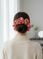 XL Coral Xiang Yun Scrunchies