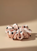 Medium Dahlia Mulberry Silk Scrunchies