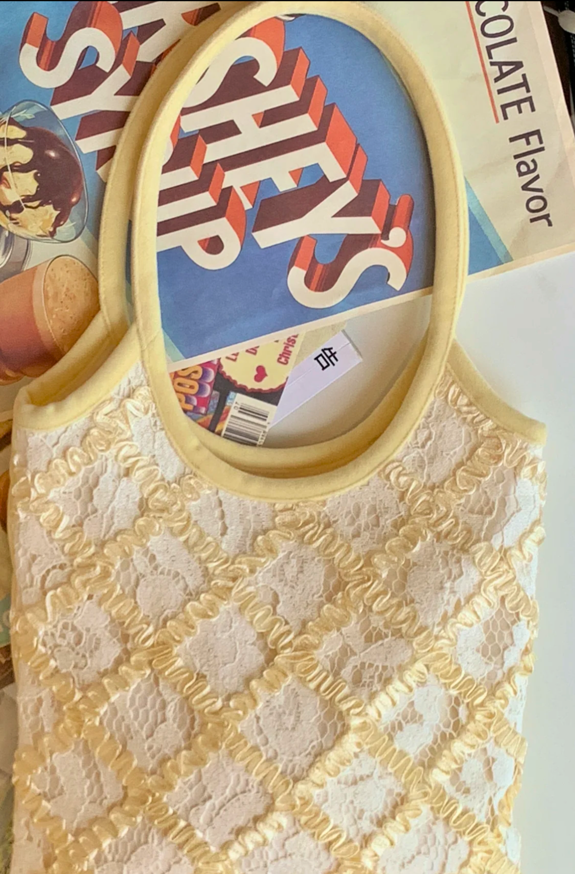 Mini Lace Evelyn Tote