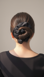 Large Dalia Mulberry Silk Scrunchies