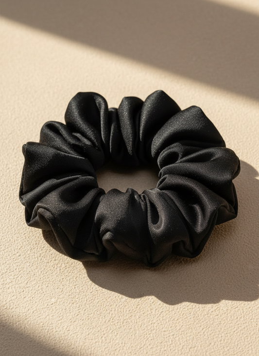 Medium Dahlia Mulberry Silk Scrunchies