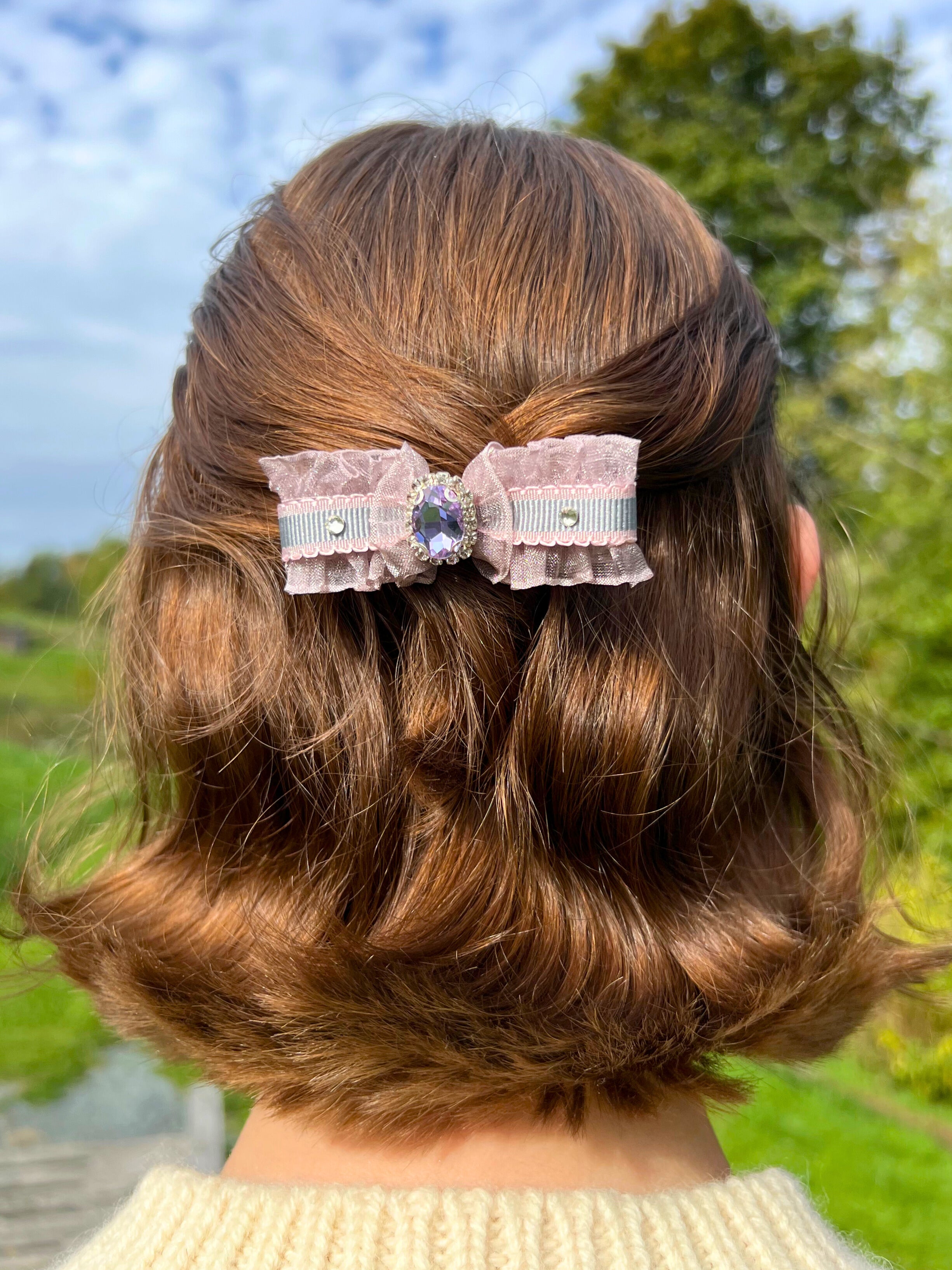 Leno Organza Butterfly Bow