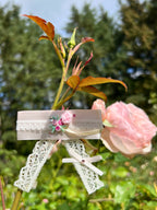 Trina Embroidery Flat Bow Clip