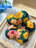 Poppy Flower Scrunchies