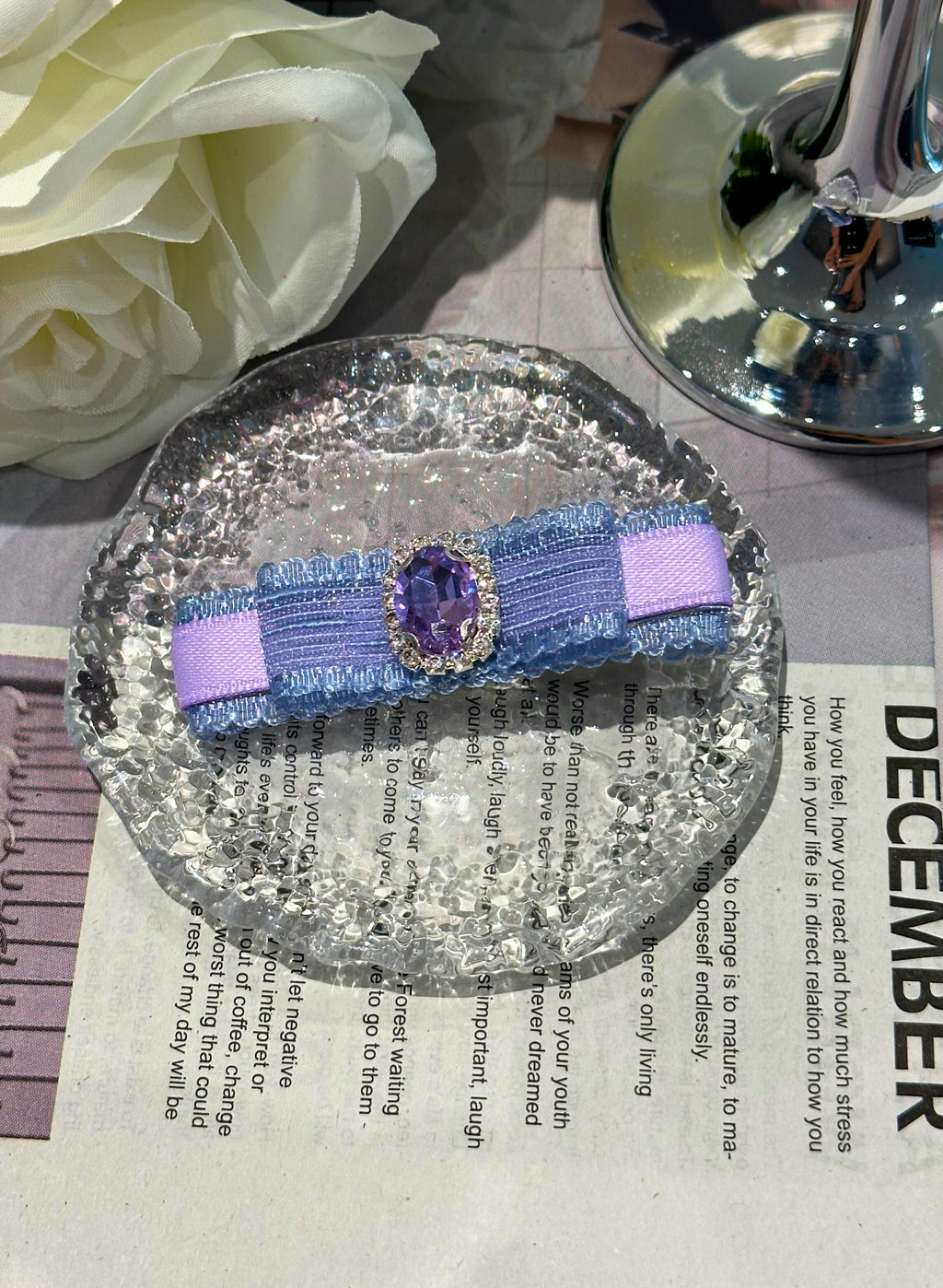 Valerie Colorblock Flat bow