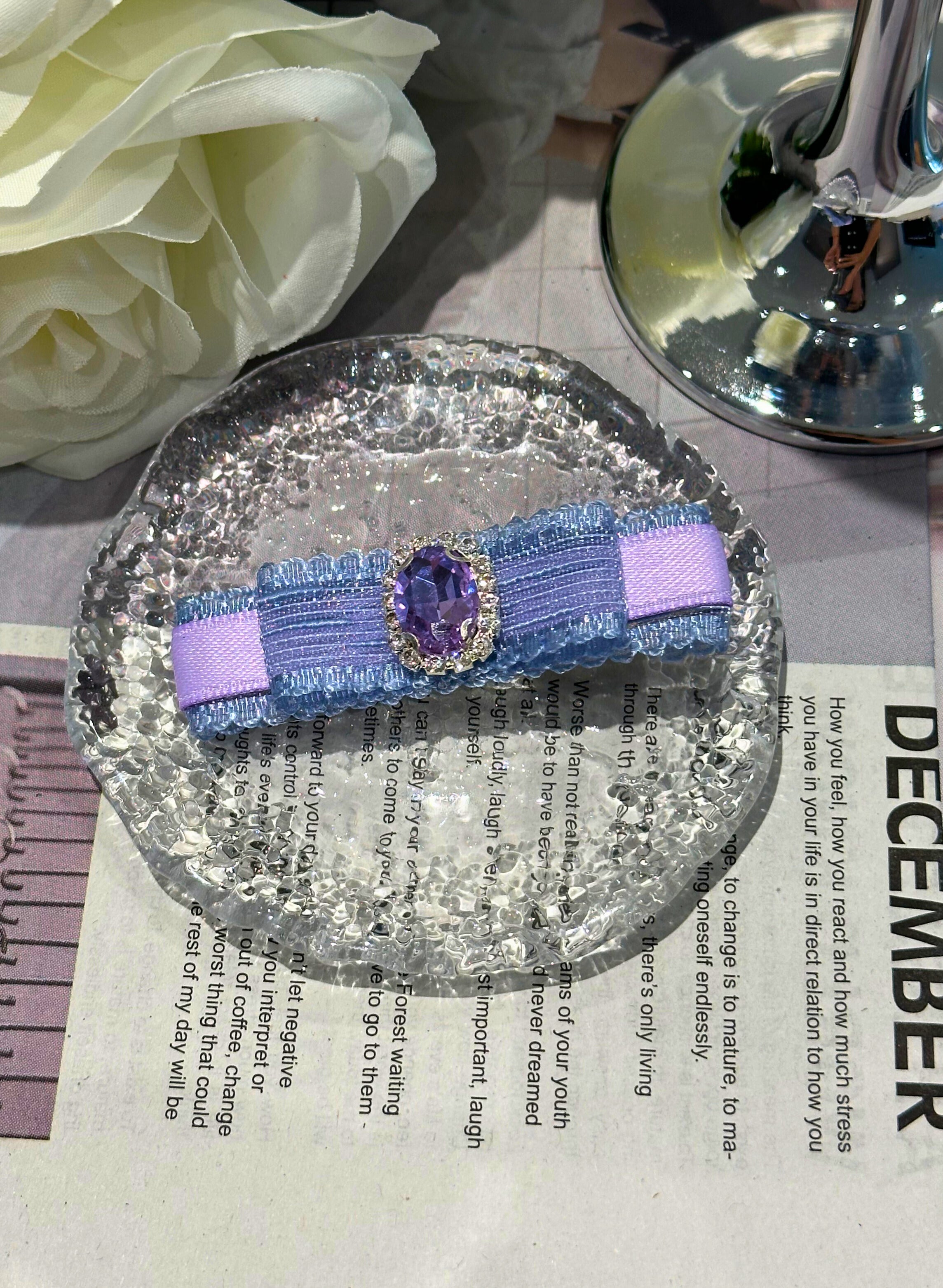 Valerie Colorblock Flat bow