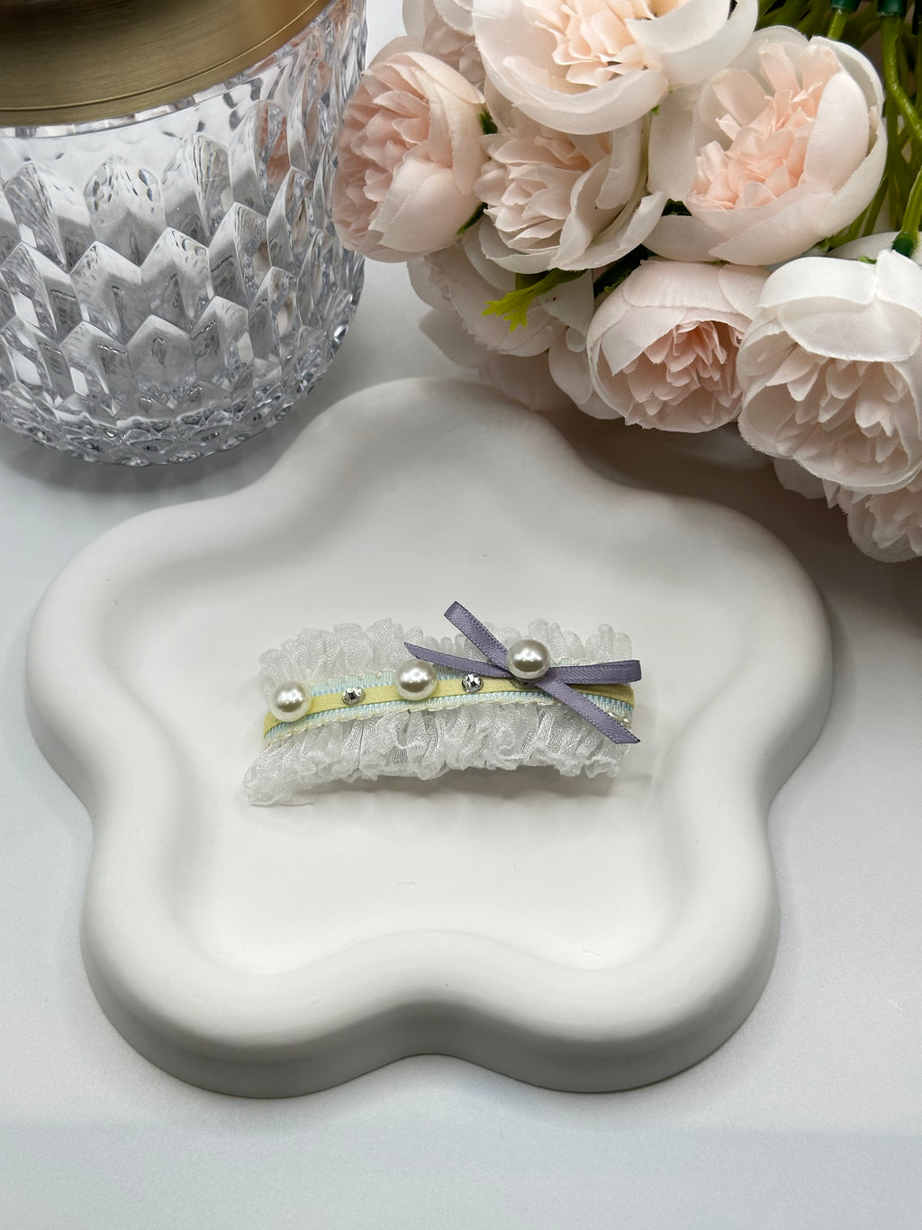 Juliette Organza Crepe Flat Bow