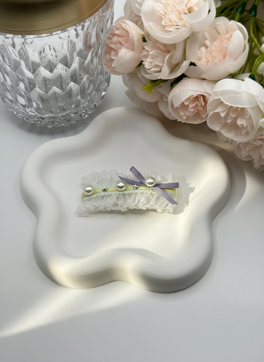 Juliette Organza Crepe Flat Bow