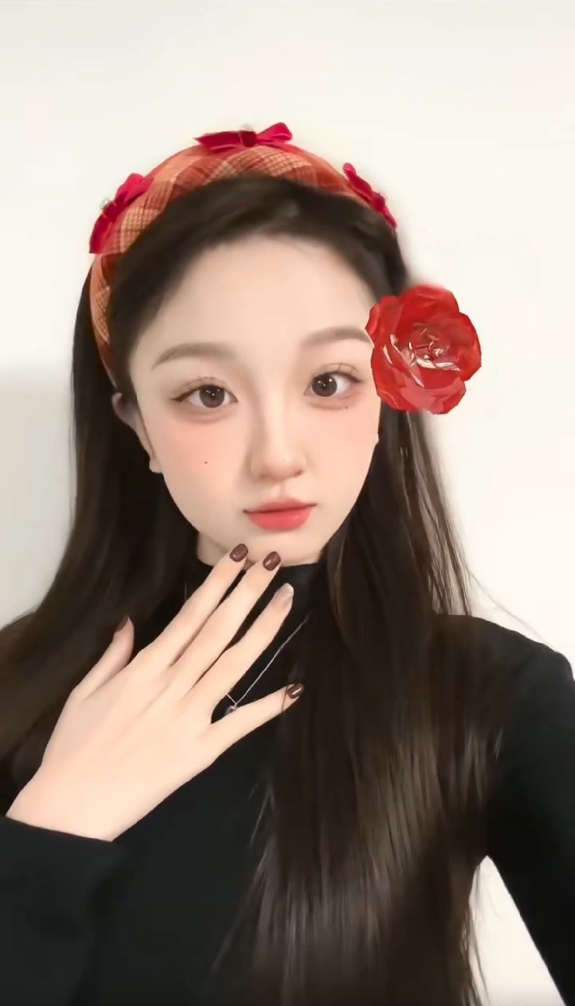 Nicole Plaid Velvet Hairband