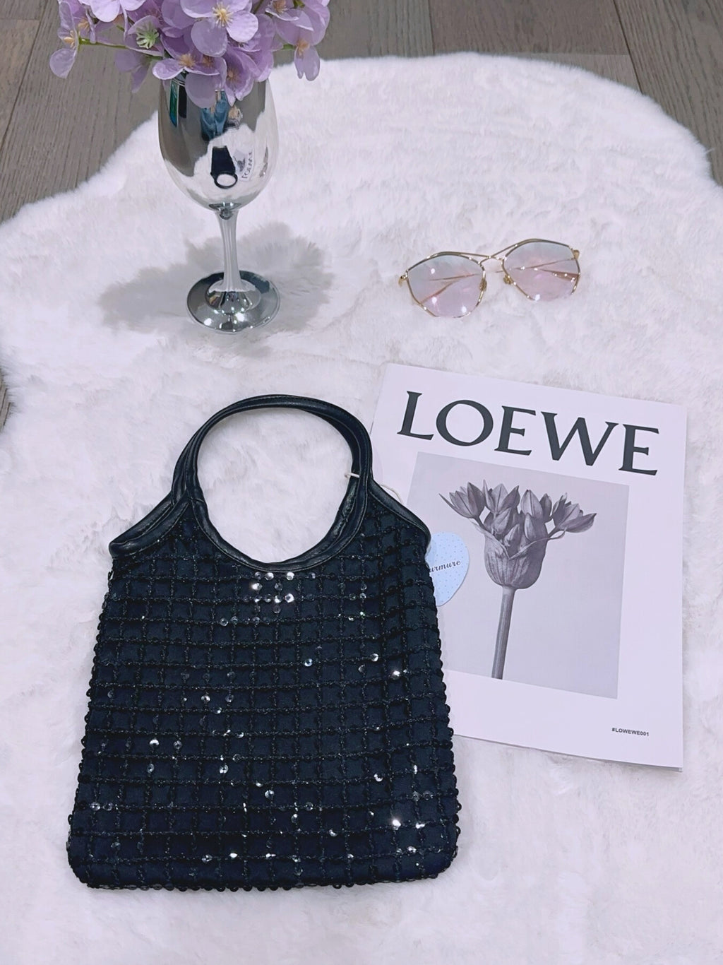 Mini Metallic Evelyne Tote