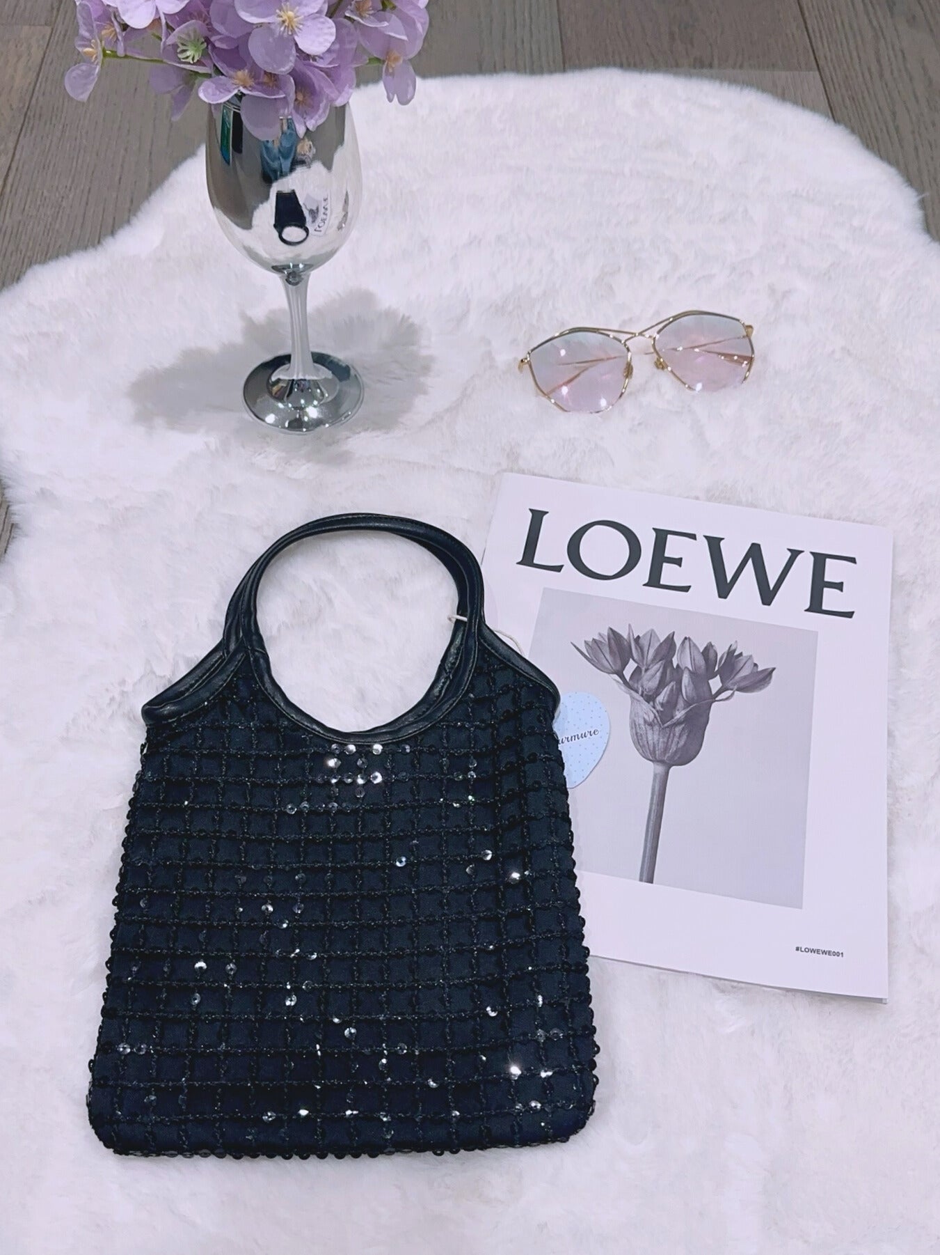 Mini Metallic Evelyne Tote