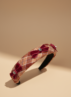 Nicole Plaid Velvet Hairband