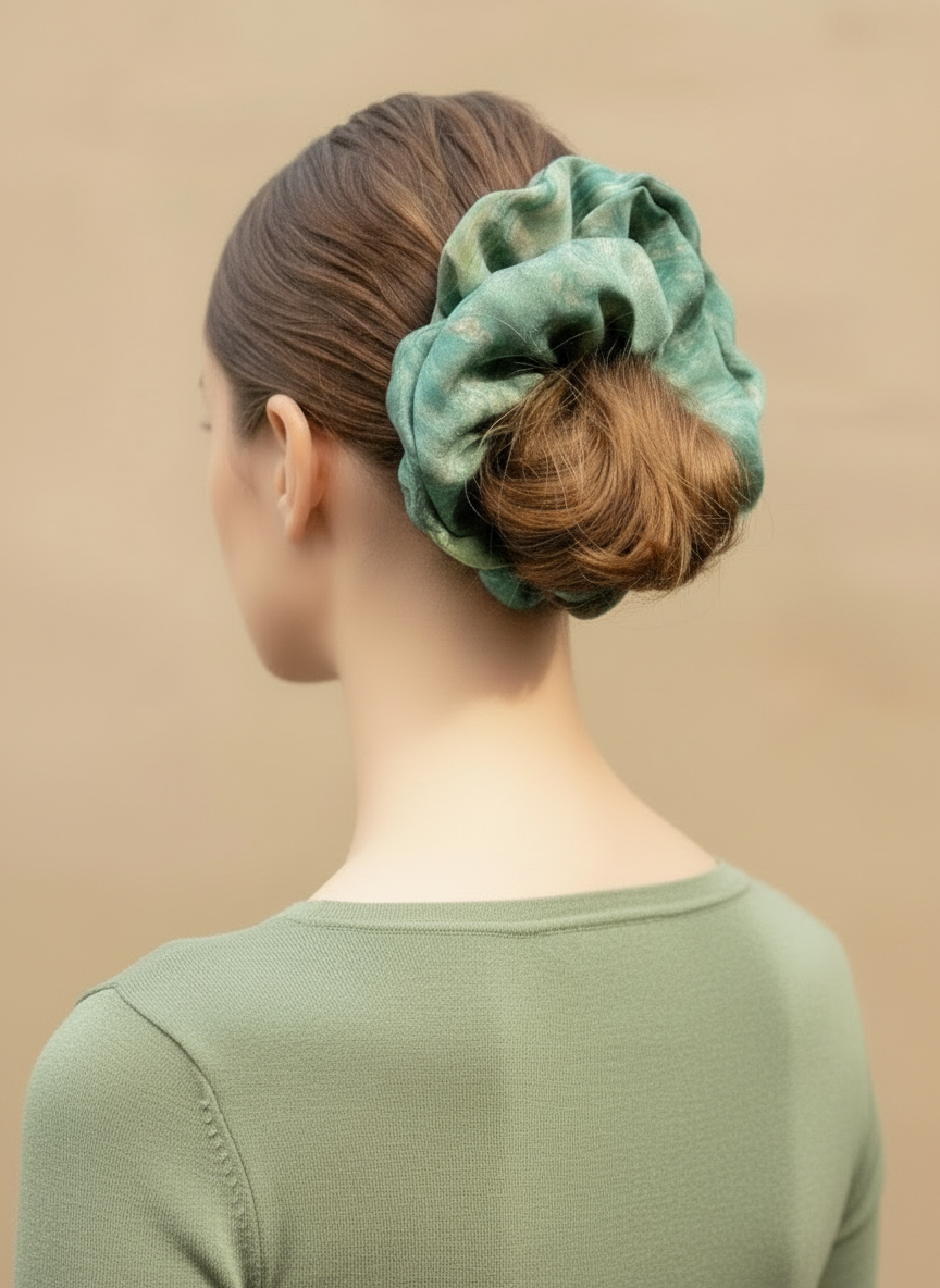 XL Mo Xiang Yun Silk Scrunchie