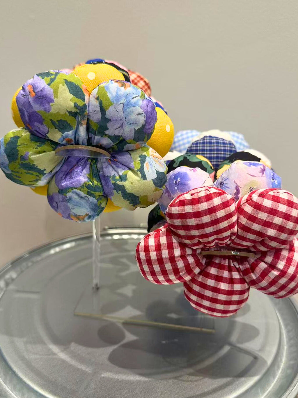 Poppy Flower Scrunchies