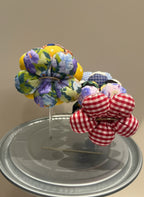 Poppy Flower Scrunchies