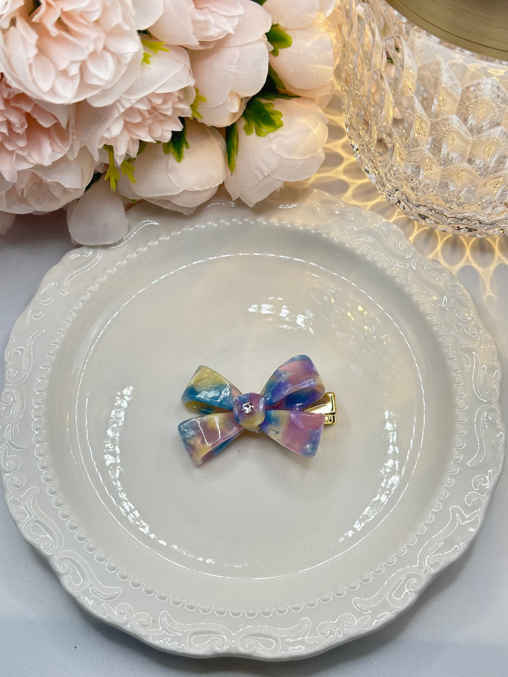 Red  Bow Hair Clip