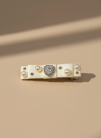 Cheryl Bejewelled Flat Bow