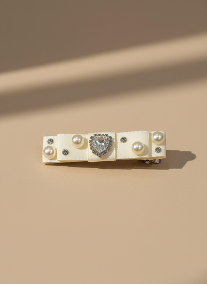 Cheryl Bejewelled Flat Bow