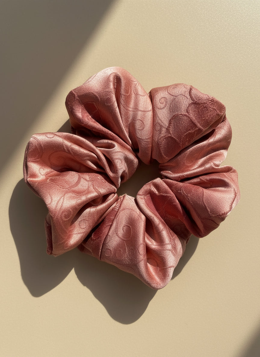 XL Coral Xiang Yun Scrunchies