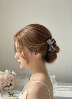 Smoky Ombre bow hair clip