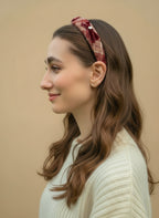 Nicole Plaid Velvet Hairband