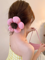 Poppy Flower Scrunchies