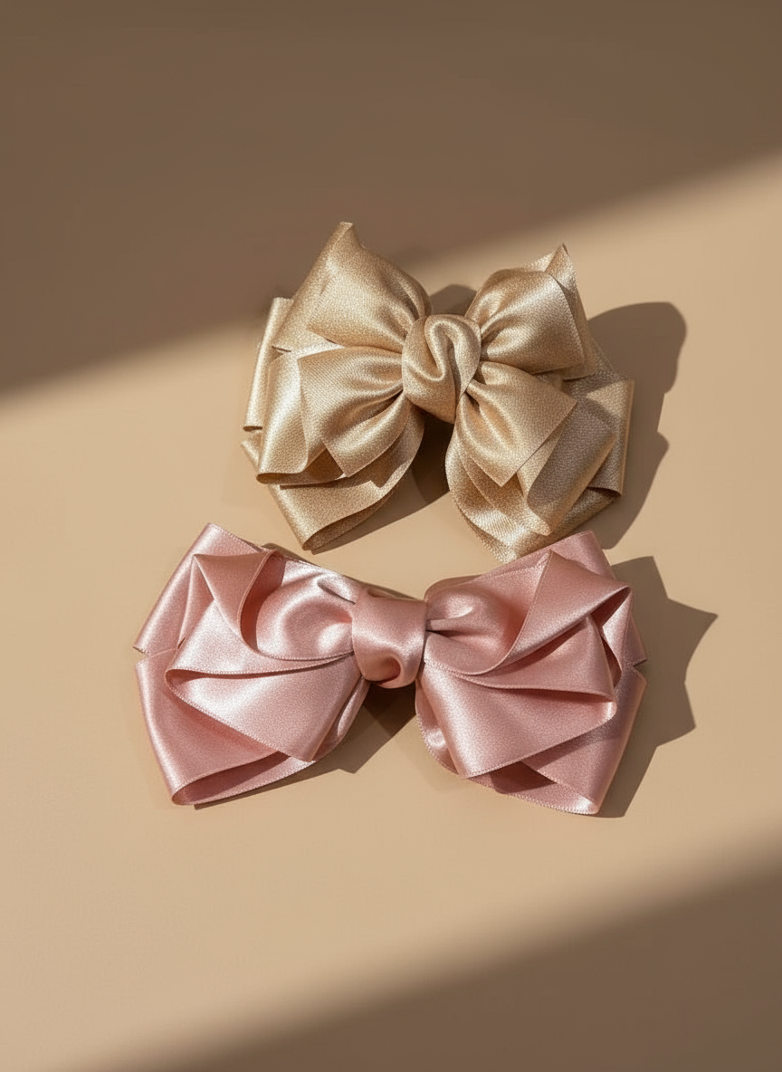 Reese Layered Medium Bow Clip