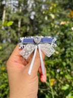 Cynthia Velvet Tweed Flat Bow