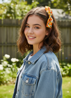 Orange Medium Hair Clip