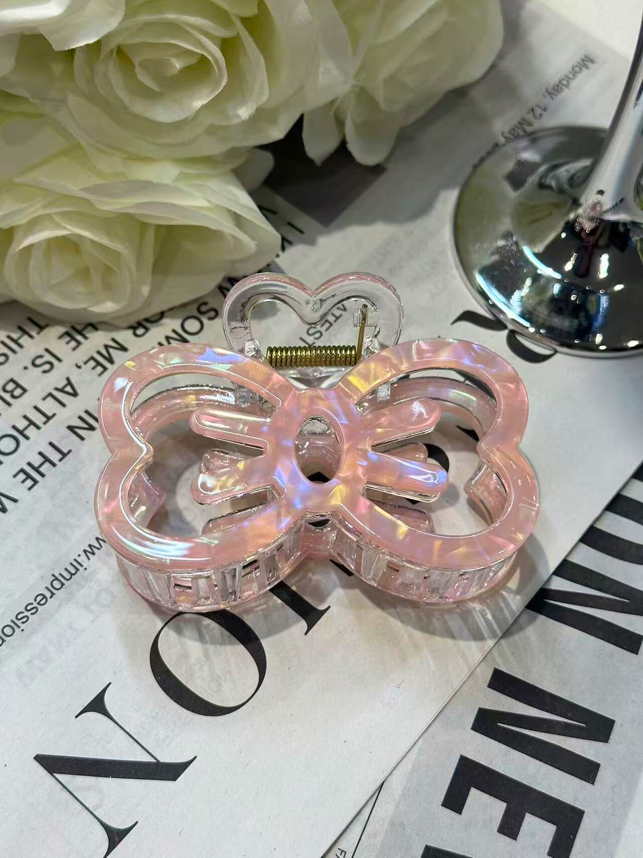 Large Papillon Hair Claw