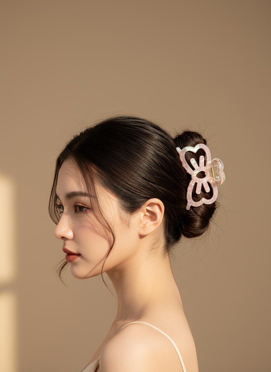 Large Papillon Hair Claw