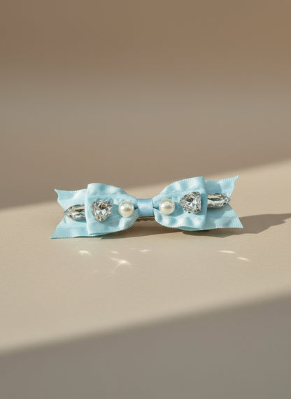 Dreamy Decked Bow Clip