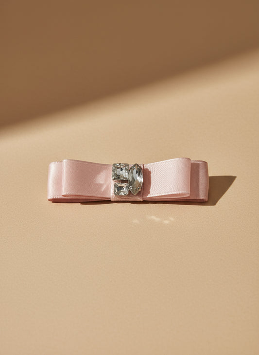 Harper Organza Bejewelled Flat Bow
