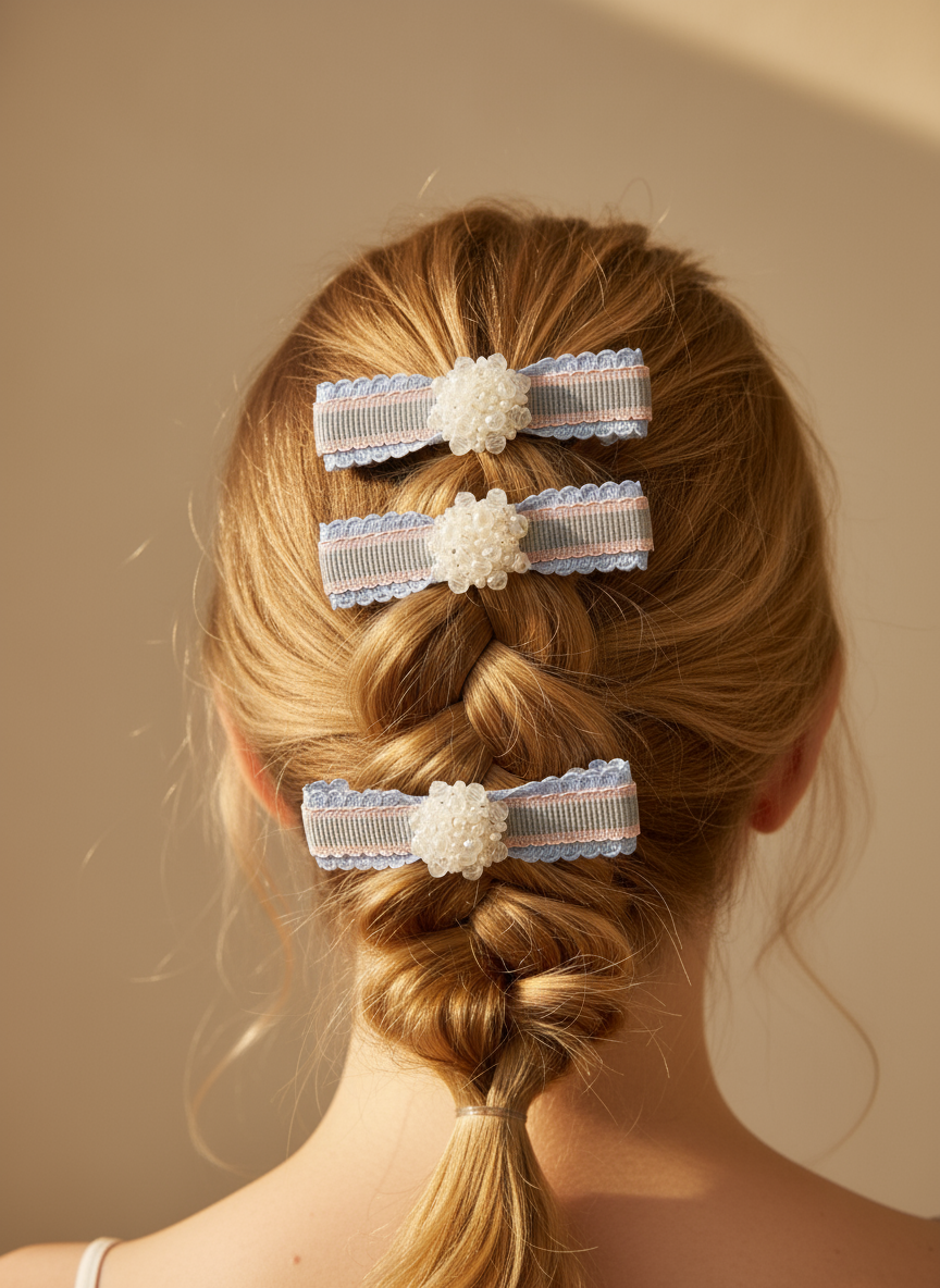 Aria 2 Tone Firework Hair Clip