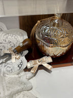 Audrey Color block Polkadots Lace Flat Bow