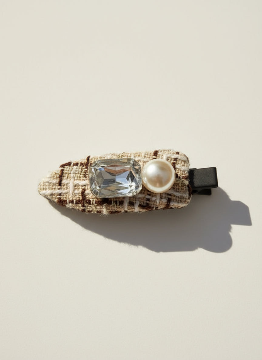 Autumn Tweed Clip