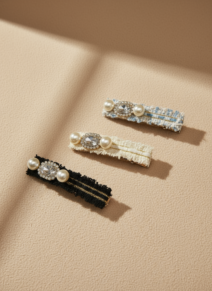 Gabby Tweed Flat Bow