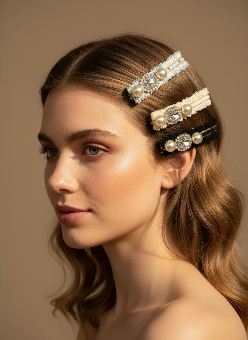 Gabby Tweed Flat Bow