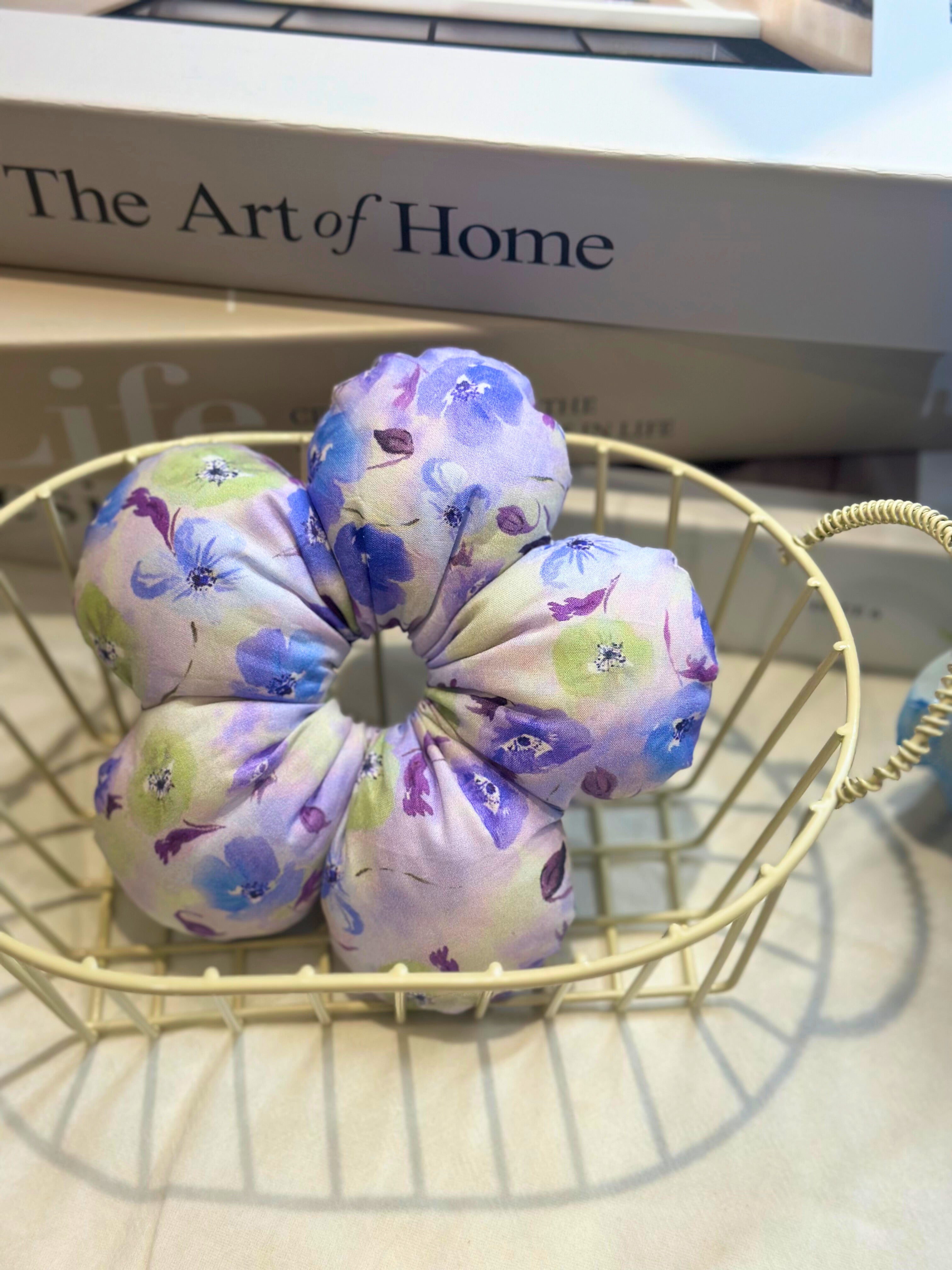 Poppy Flower Scrunchies