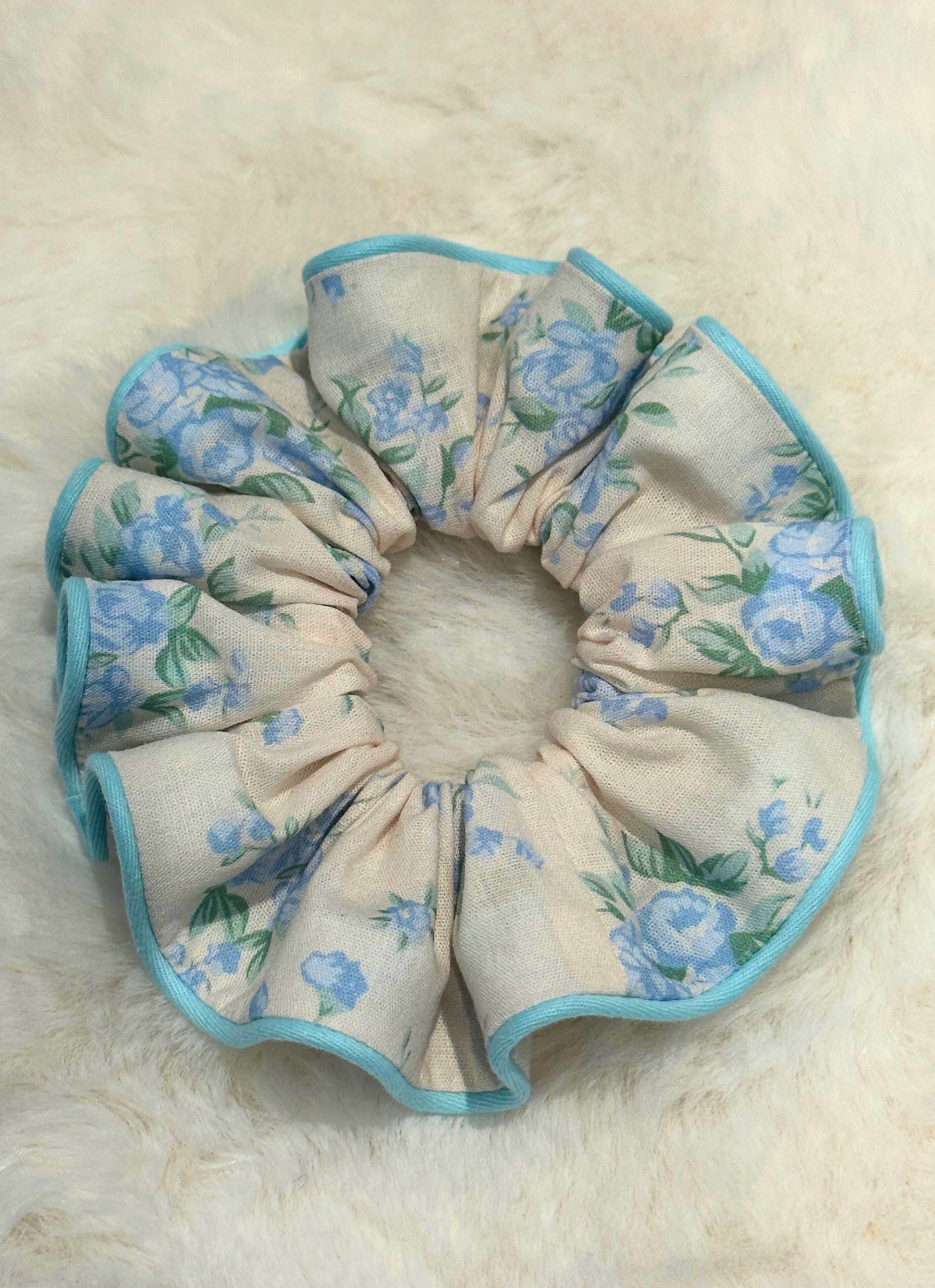 Roselle Cotton Scrunchies