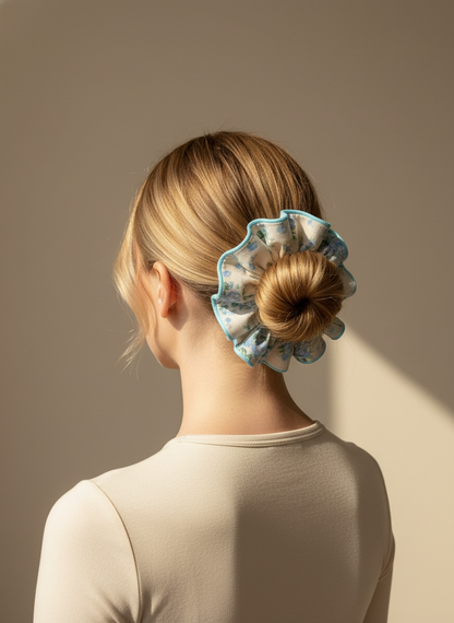 Roselle Cotton Scrunchies