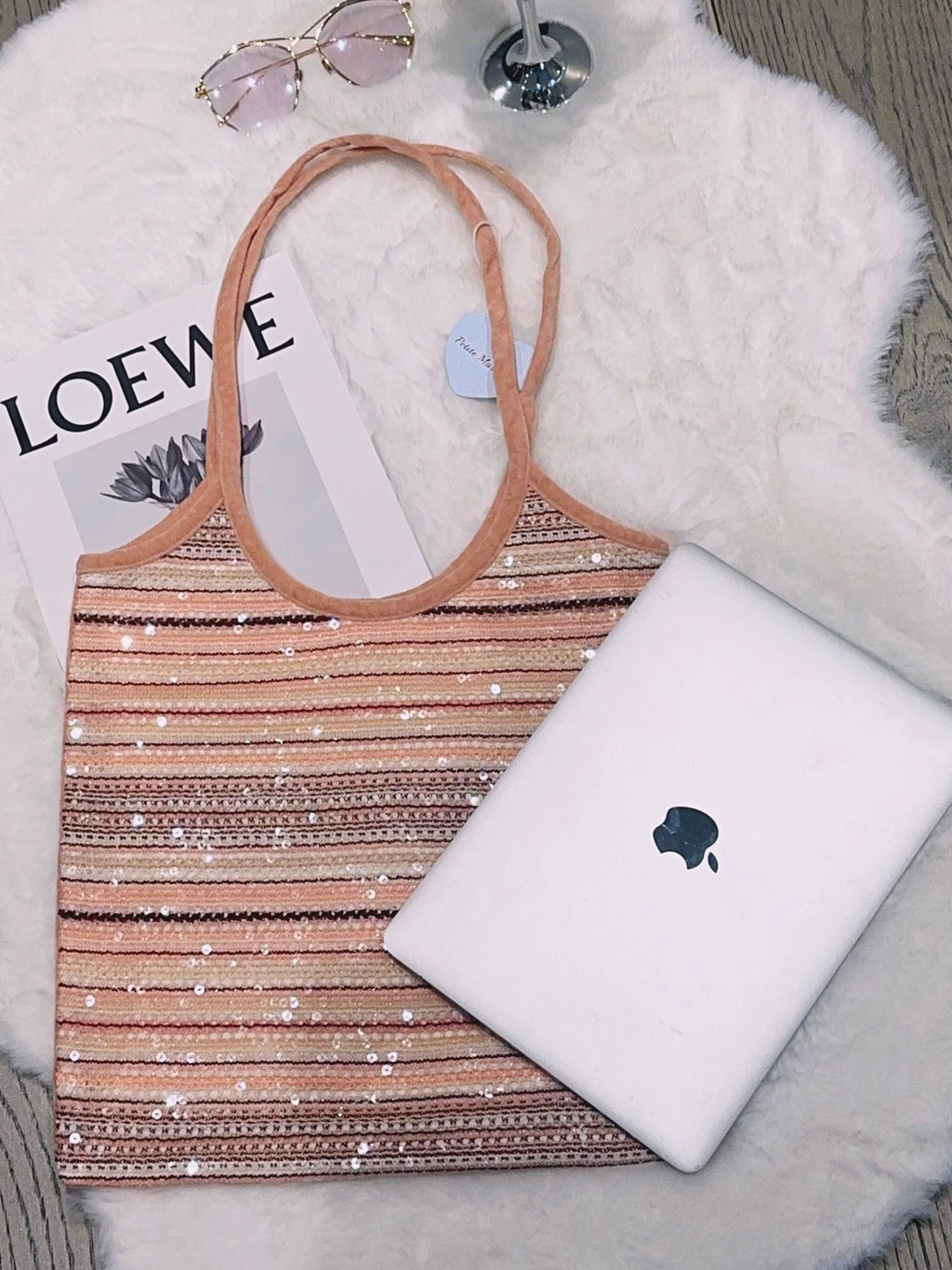 Large Sequins Evelyne Tote