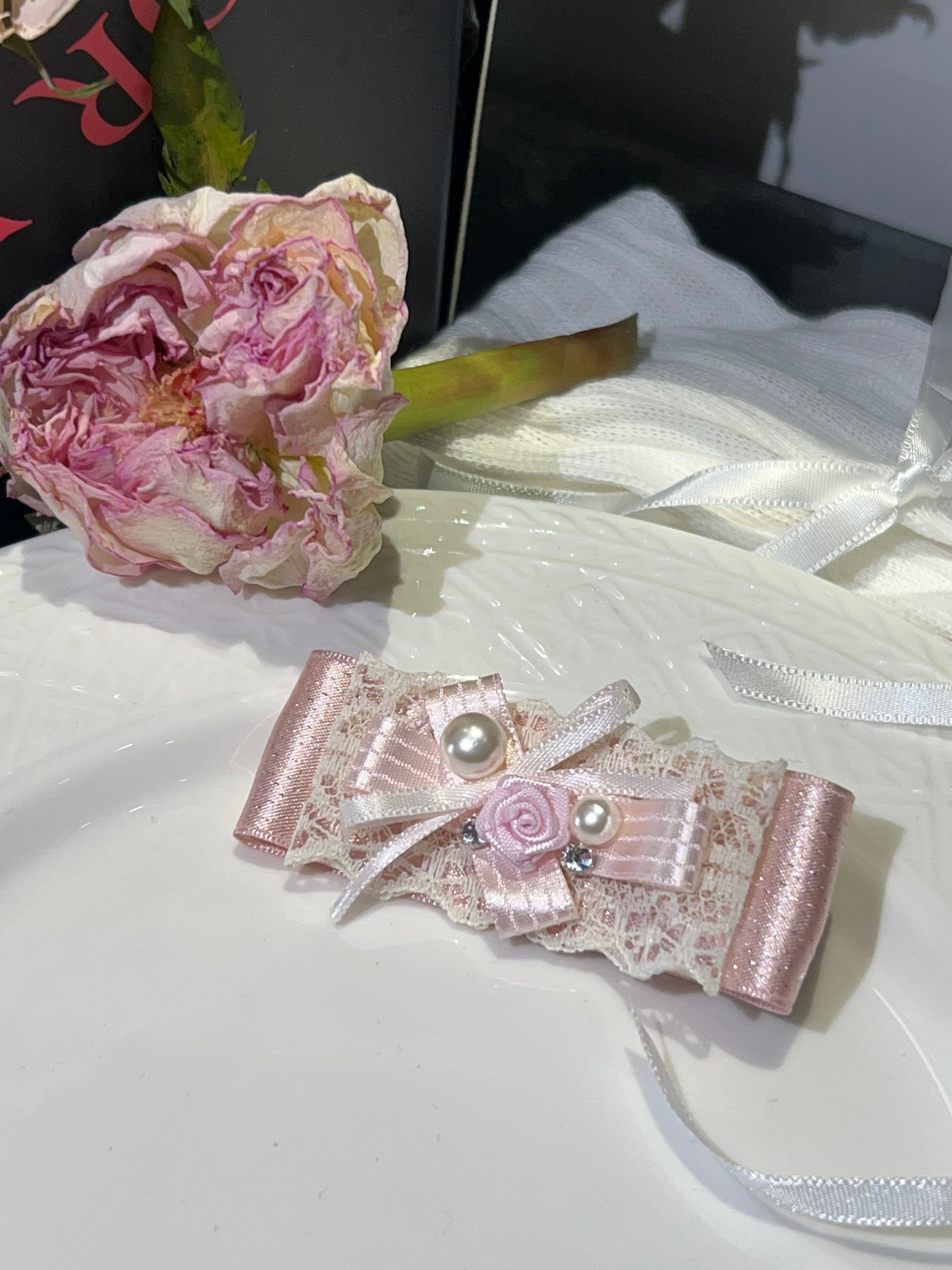 Luna Bejewelled Flat Bow