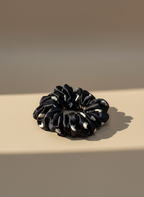 Small Dahlia Polka Mulberry Silk Scrunchies