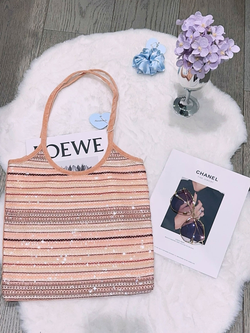 Large Sequins Evelyne Tote