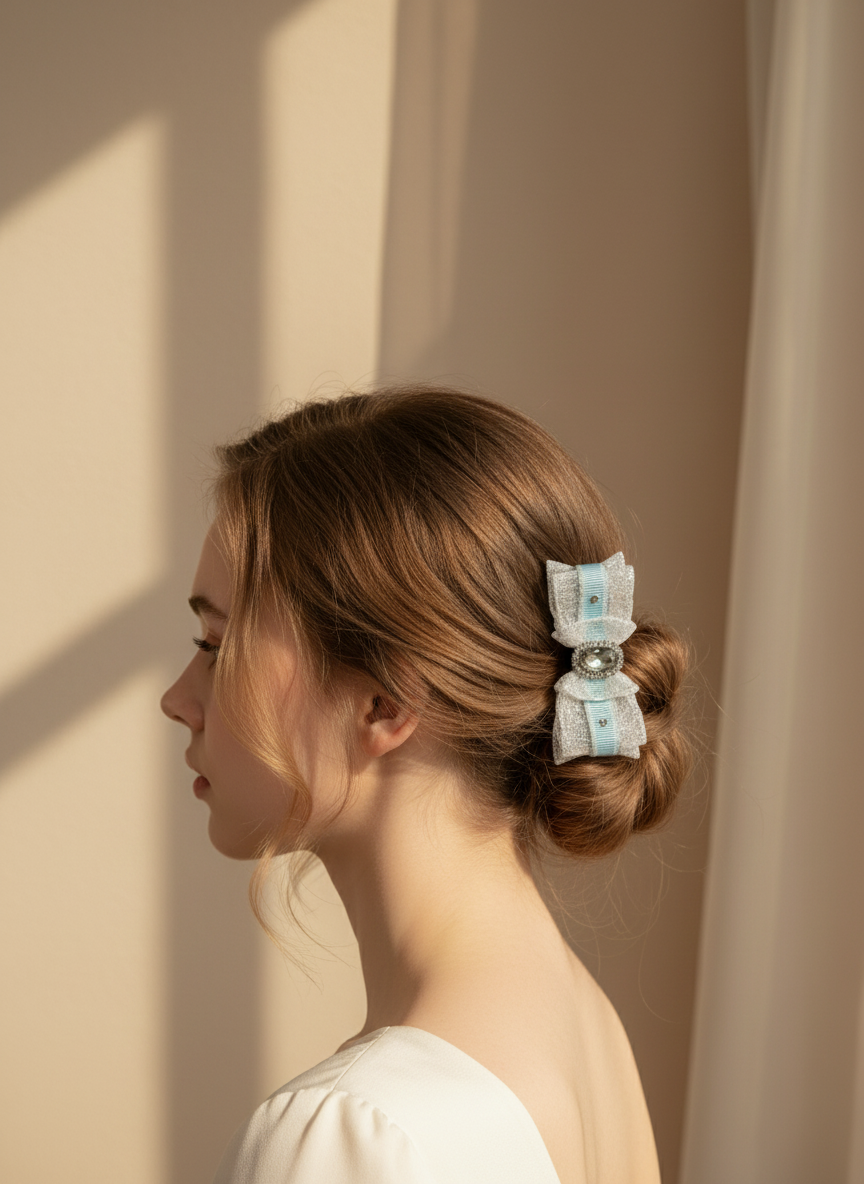 Leno Organza Butterfly Bow