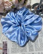 X-Large Dahlia Mulberry Silk Scrunchies